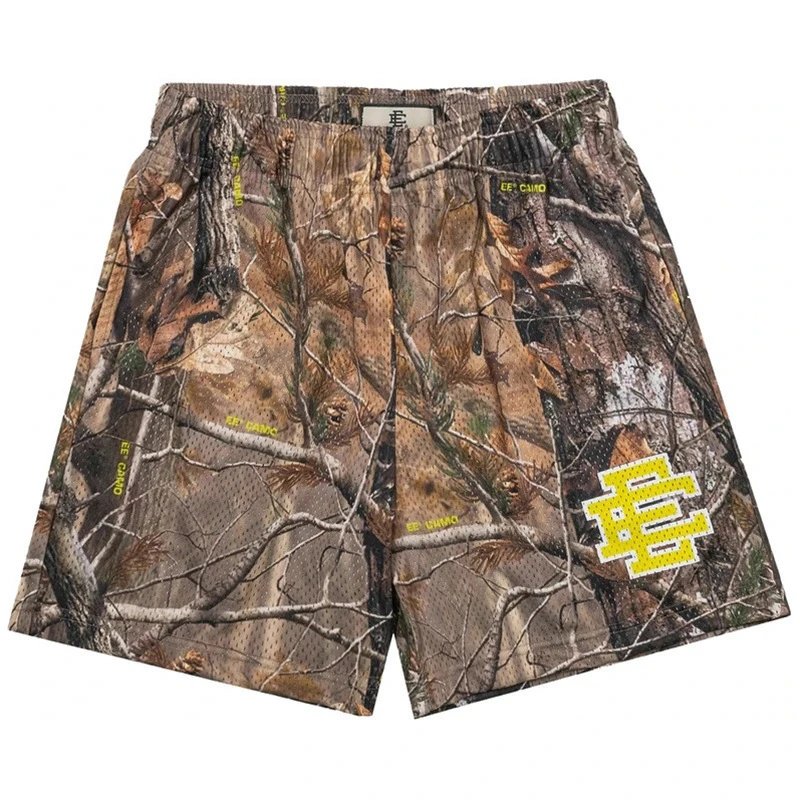 Gucci Streetwear Floral shorts Cream Yellow Floral with Practical Shape
