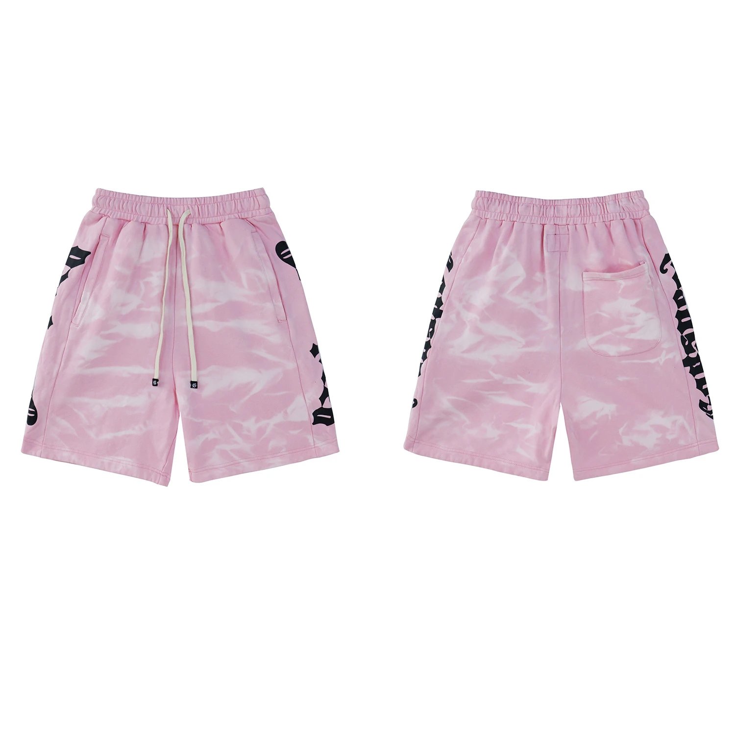 Godspeed Tie-dye Street Style Pink Shorts