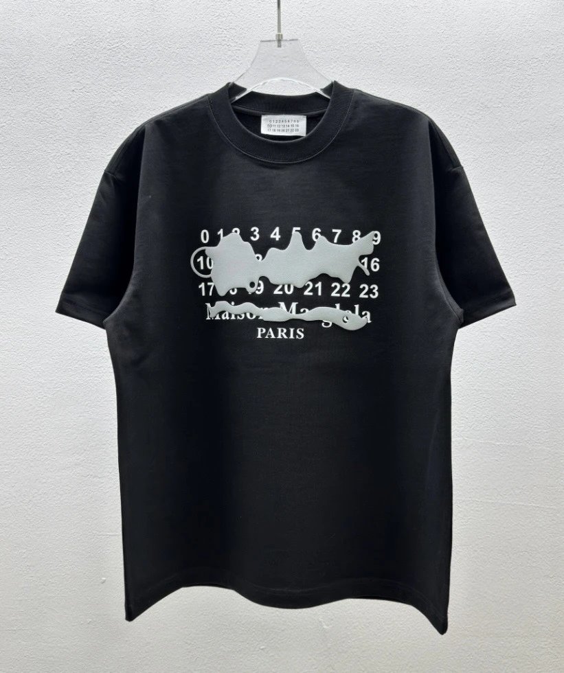 Maison Margiela Digital High Street Black T-shirt