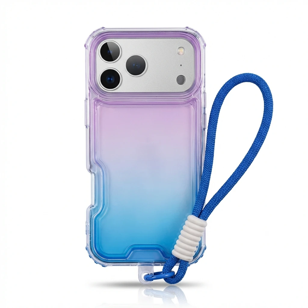 Trendy brand gradient style iPhone phone case