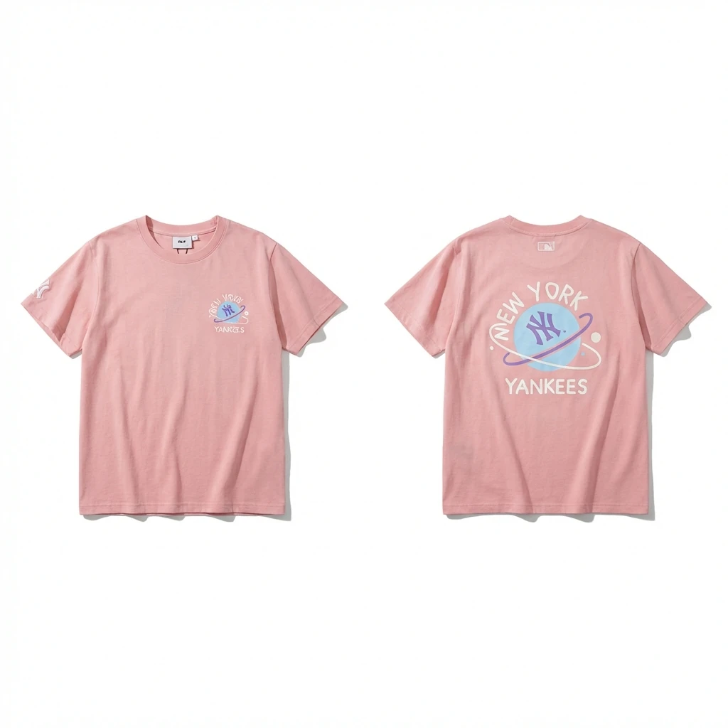 MLB Yankees pink T-shirts