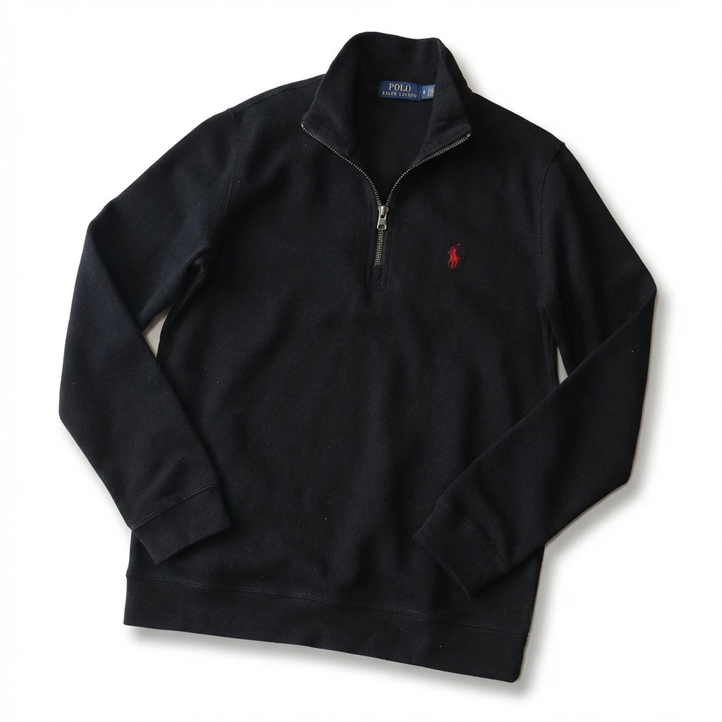 Ralph Lauren classic style black sweatshirt