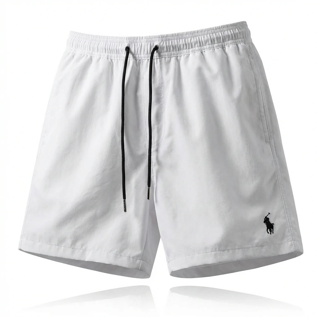 Ralph Lauren minimalist style white shorts
