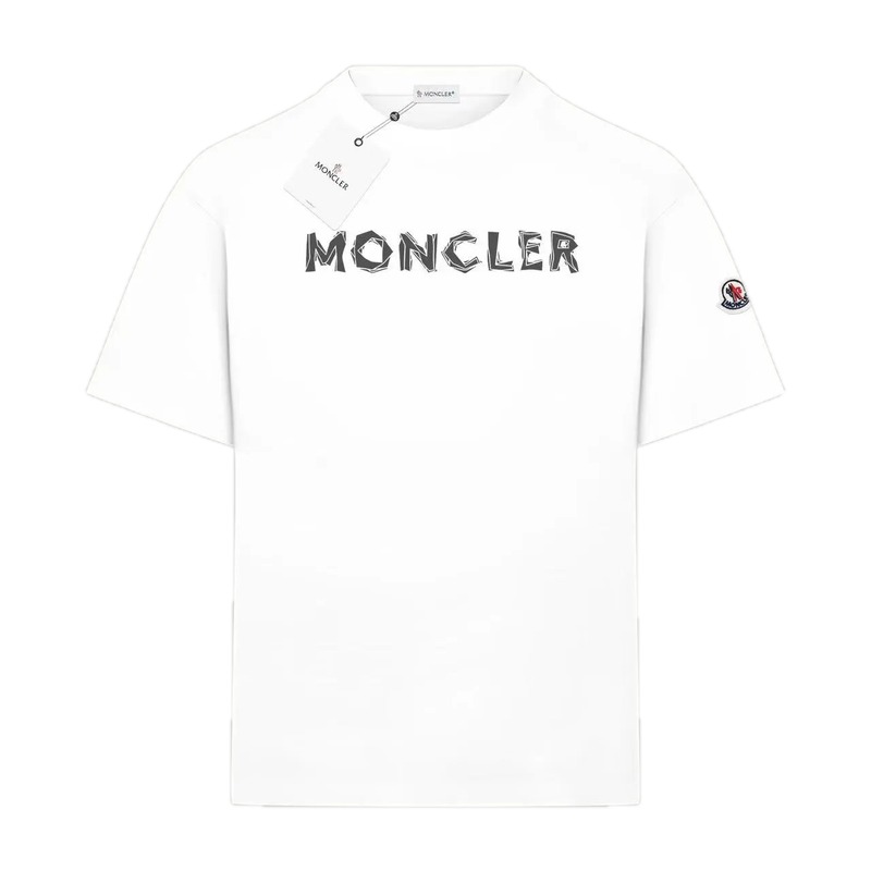 Moncler Simple and Fashionable White T-shirt