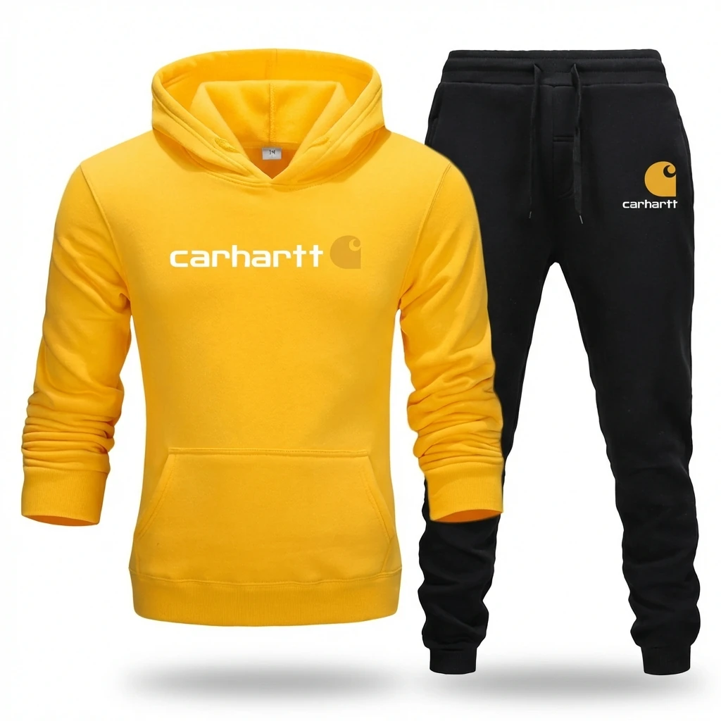 Carhartt basic casual yellow and black suit