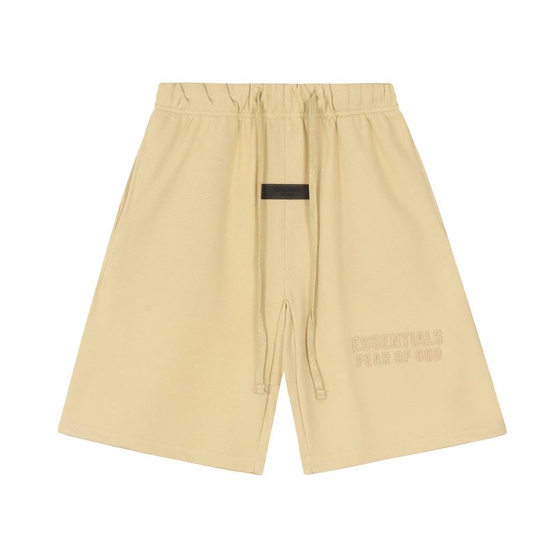 ESSENTIALS minimalist khaki shorts