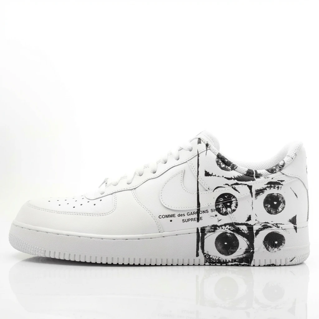 Nike Air Force 1 Dark Style White Shoes