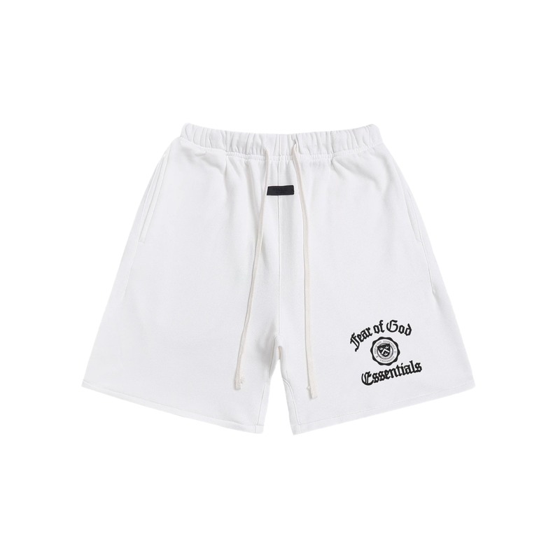 ESSENTIALS Trendy Brand Simple White Shorts