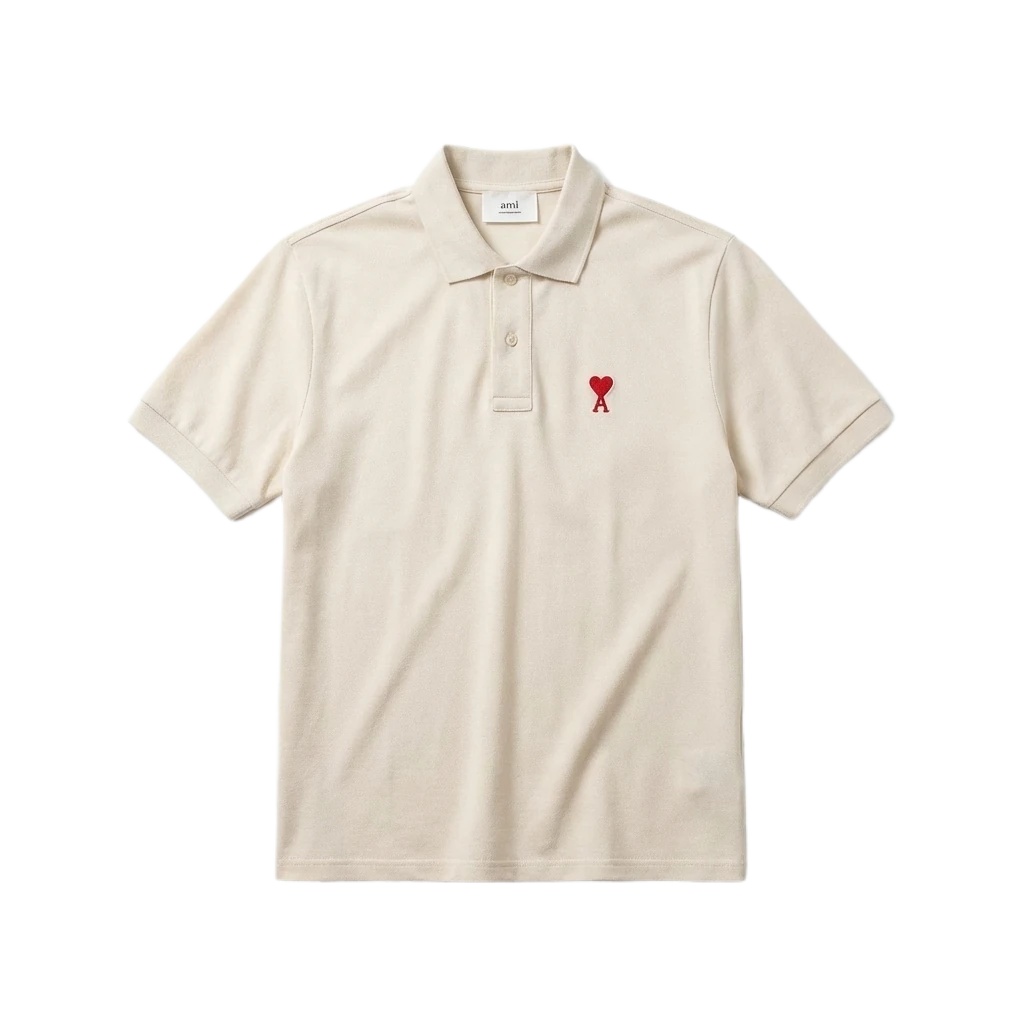Ami Love Simple Style Polo Shirt