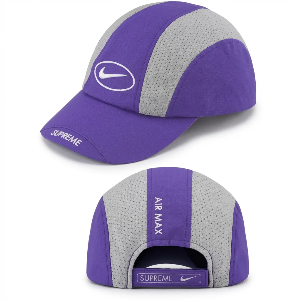 Supreme AIR MAX Purple Baseball Cap