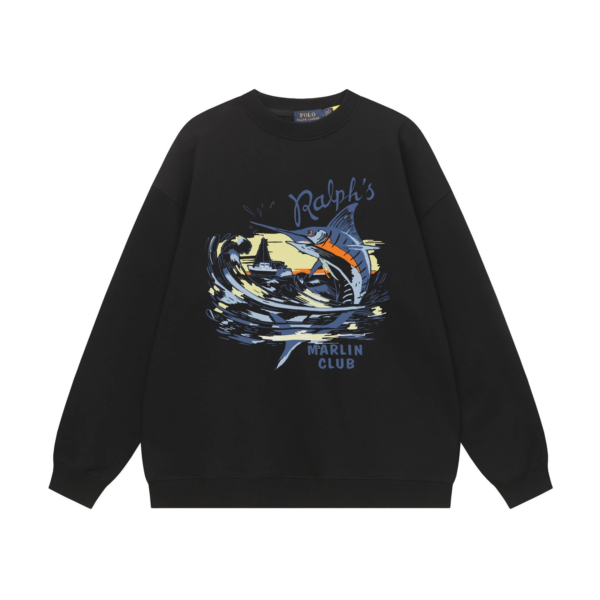 Ralph Lauren printed retro-style sweatshirt