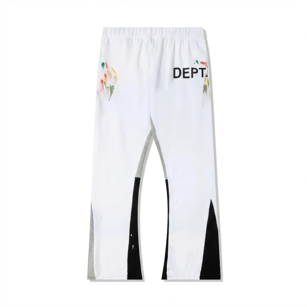 Gallery Dept Graffiti Style White Trousers
