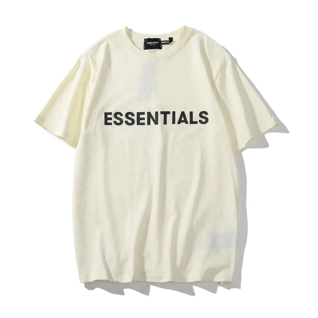 ESSENTIALS Simple White T-shirt