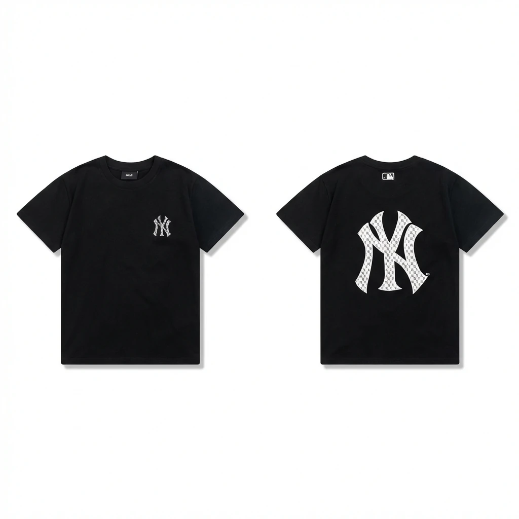 Classic black T-shirt of MLB