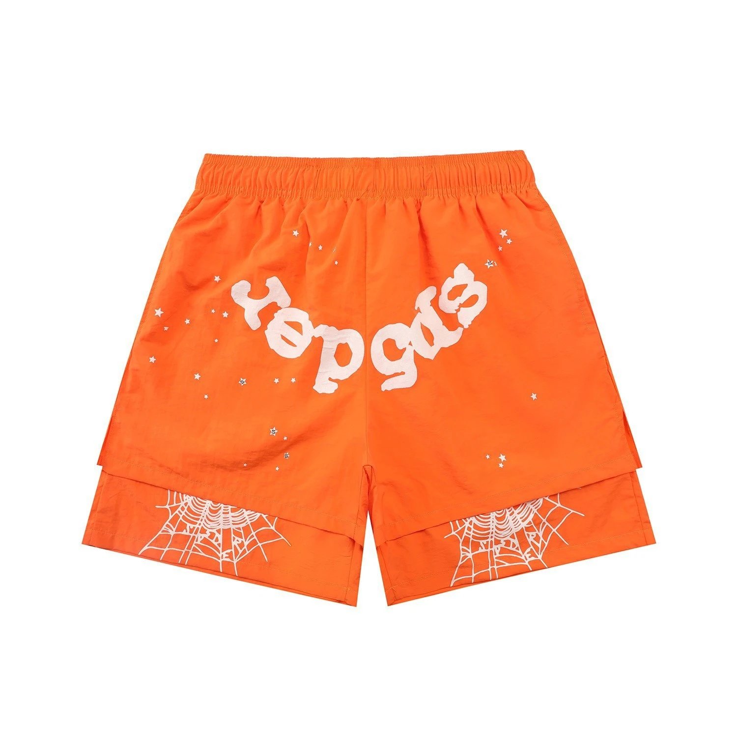 Sp5der Orange Trendy and Cool Shorts