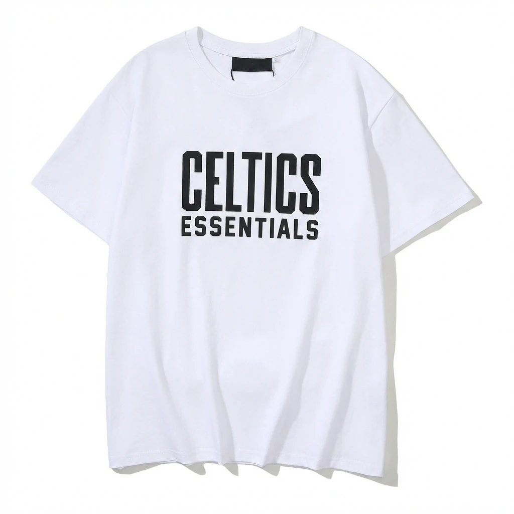 ESSENTIALS Simple Style White T-shirt