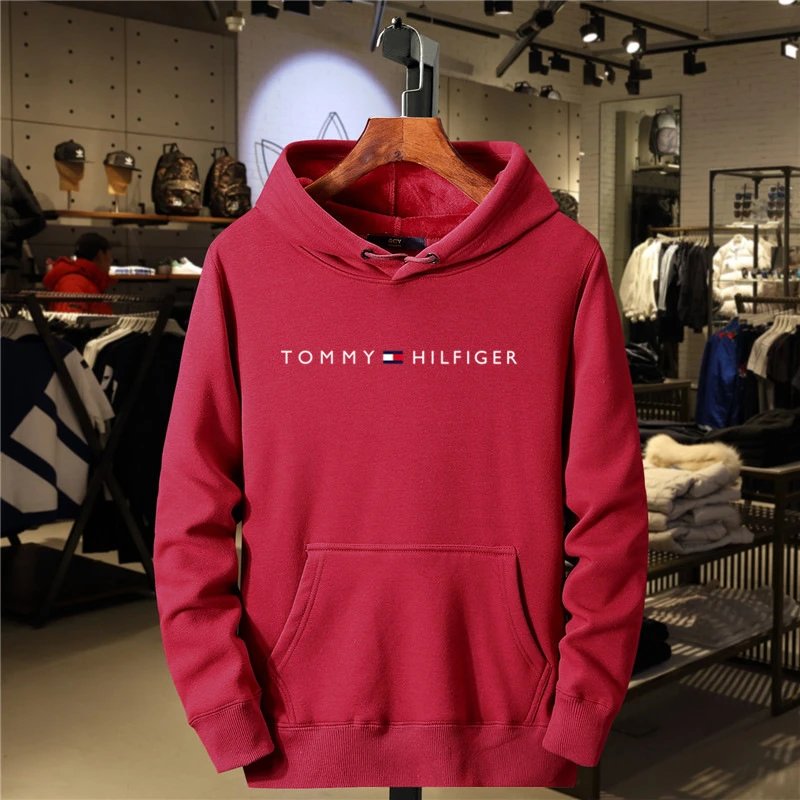 Tommy Hilfiger Lightweight Logo hoodie White Tommy Hilfiger for Trend Styling