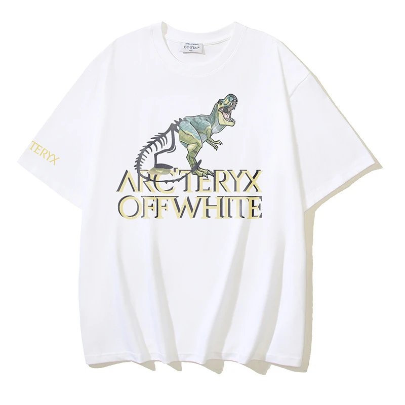 Thrasher Travel Flame logo T-shirt White Red Thrasher with Soft Visual Tone
