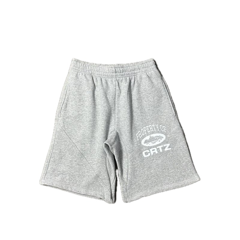 Corteiz sporty grey shorts