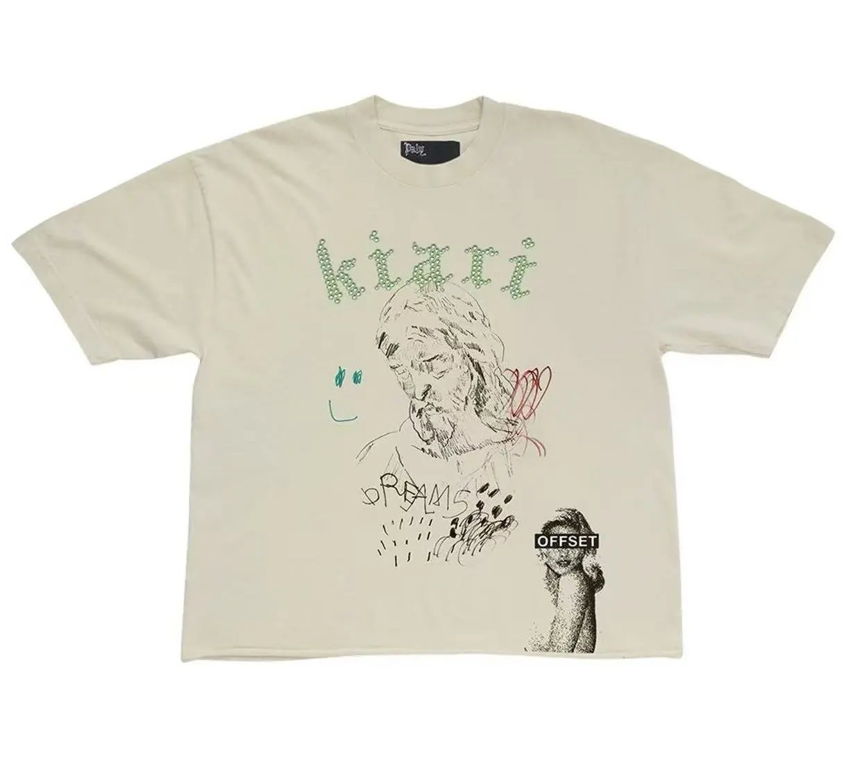 Paly Hollywood Graffiti Street Style Off-white T-shirt