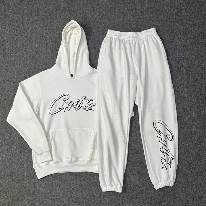 Stussy White Tracksuit Set Travel Pack Logo