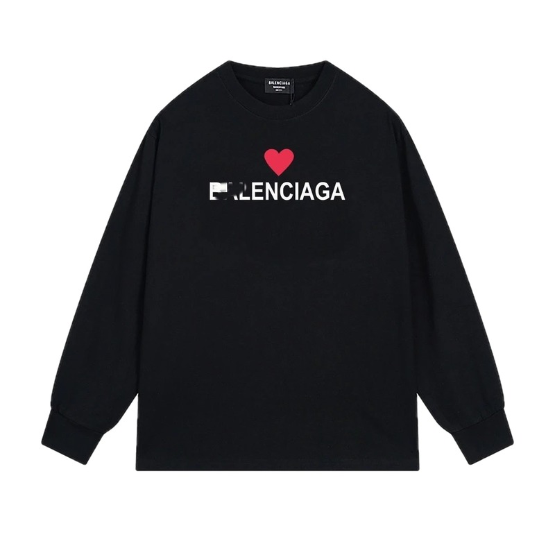 Balenciaga Love Simple Black T-shirt