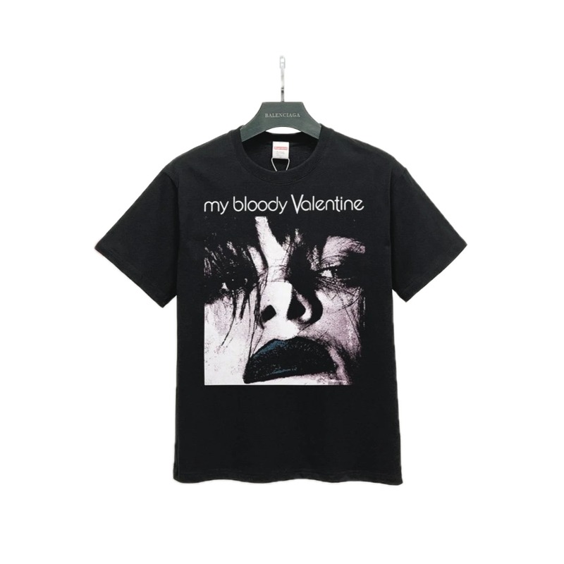 Supreme Collab Portrait Street Style Black T-Shirt