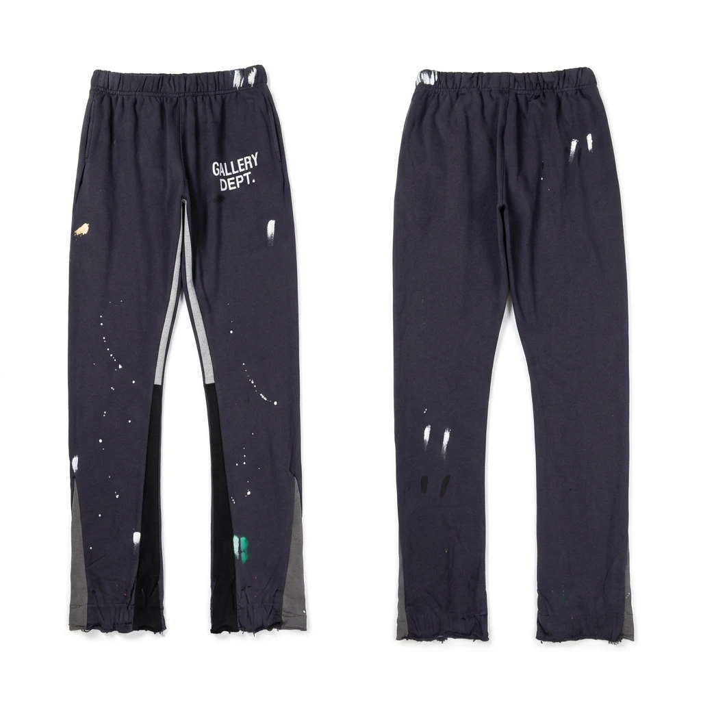 Gallery Dept Graffiti Style Black Pants
