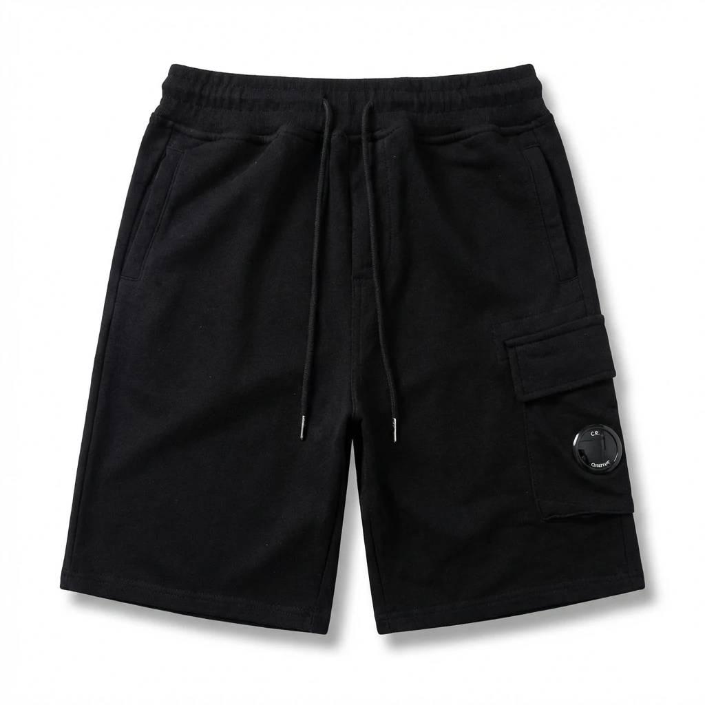 C.P. workwear style black shorts