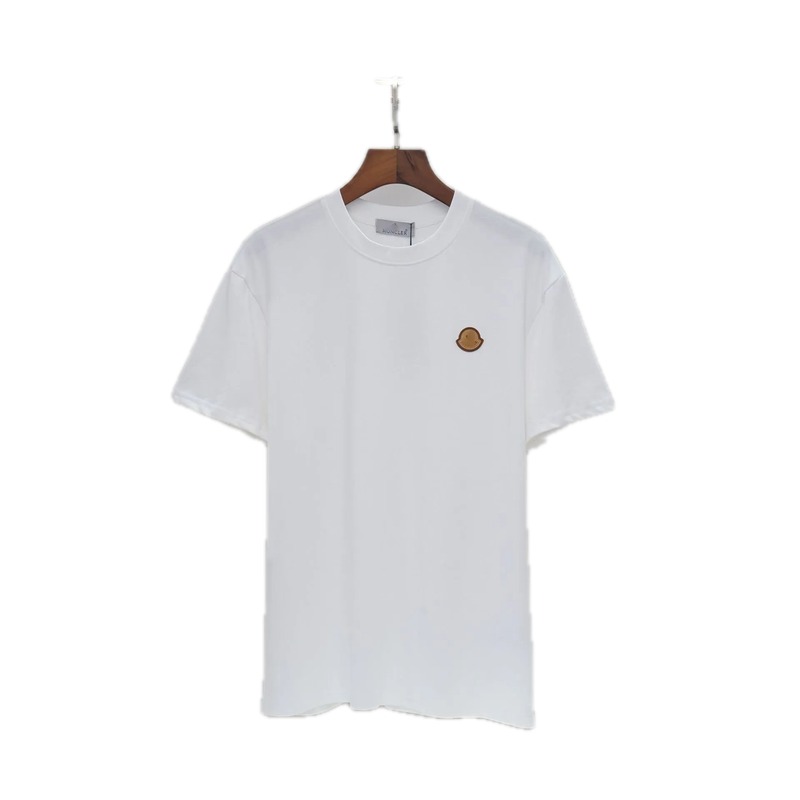 Moncler Classic Minimalist Style White Short-sleeve T-shirt