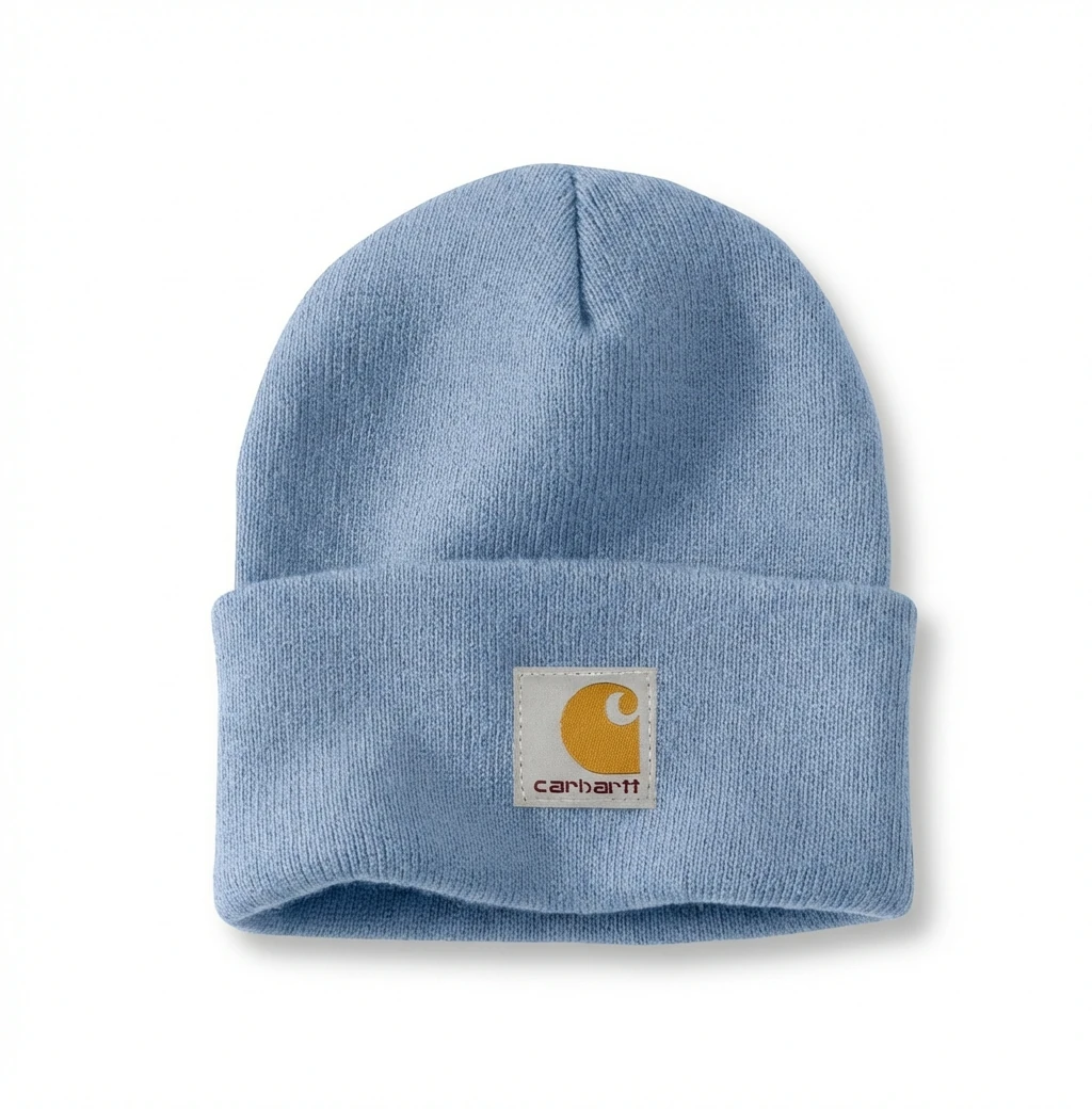 Carhartt simple style light blue cold cap