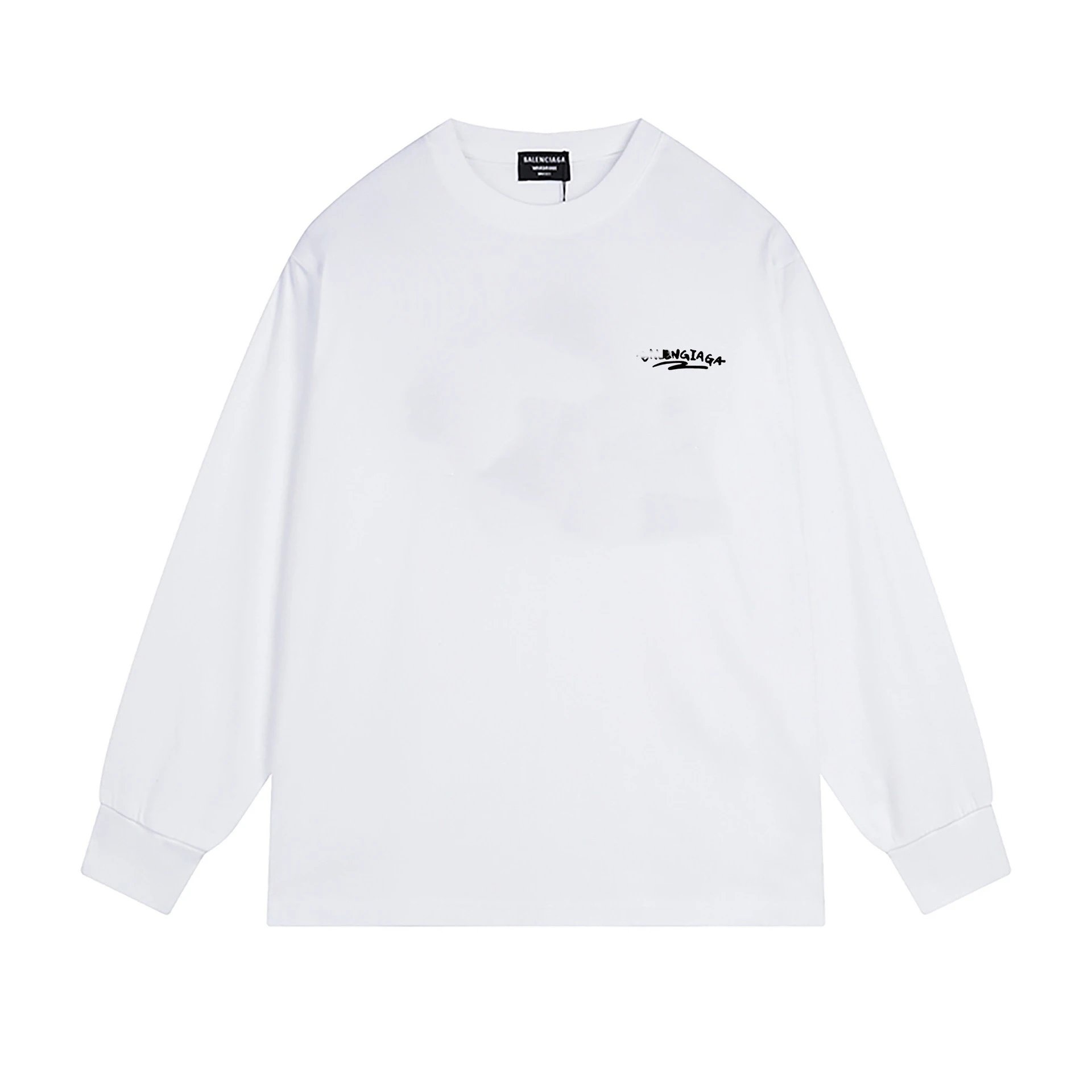 Balenciaga minimalist style white T-shirt
