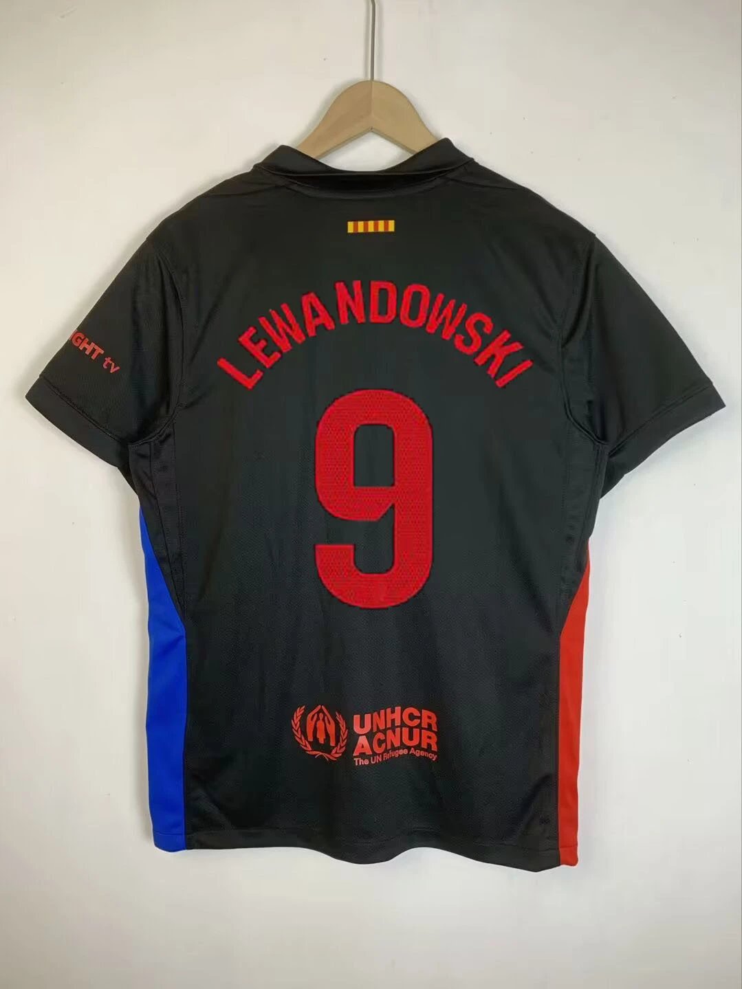 Barcelona Monogram Gavi #6 soccer jersey Blue Red Barcelona for Layered Styling