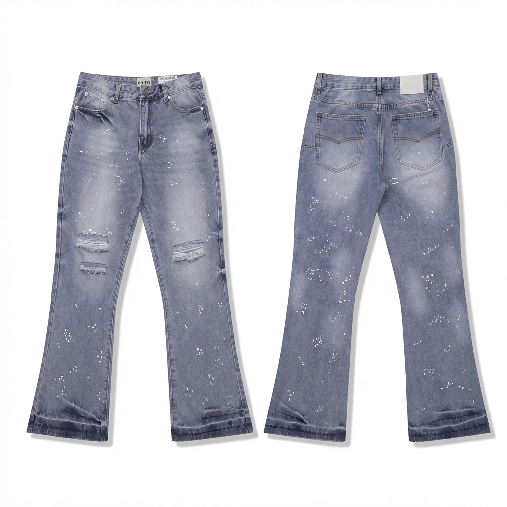 Gallery Dept Ripped and Distressed Jeans