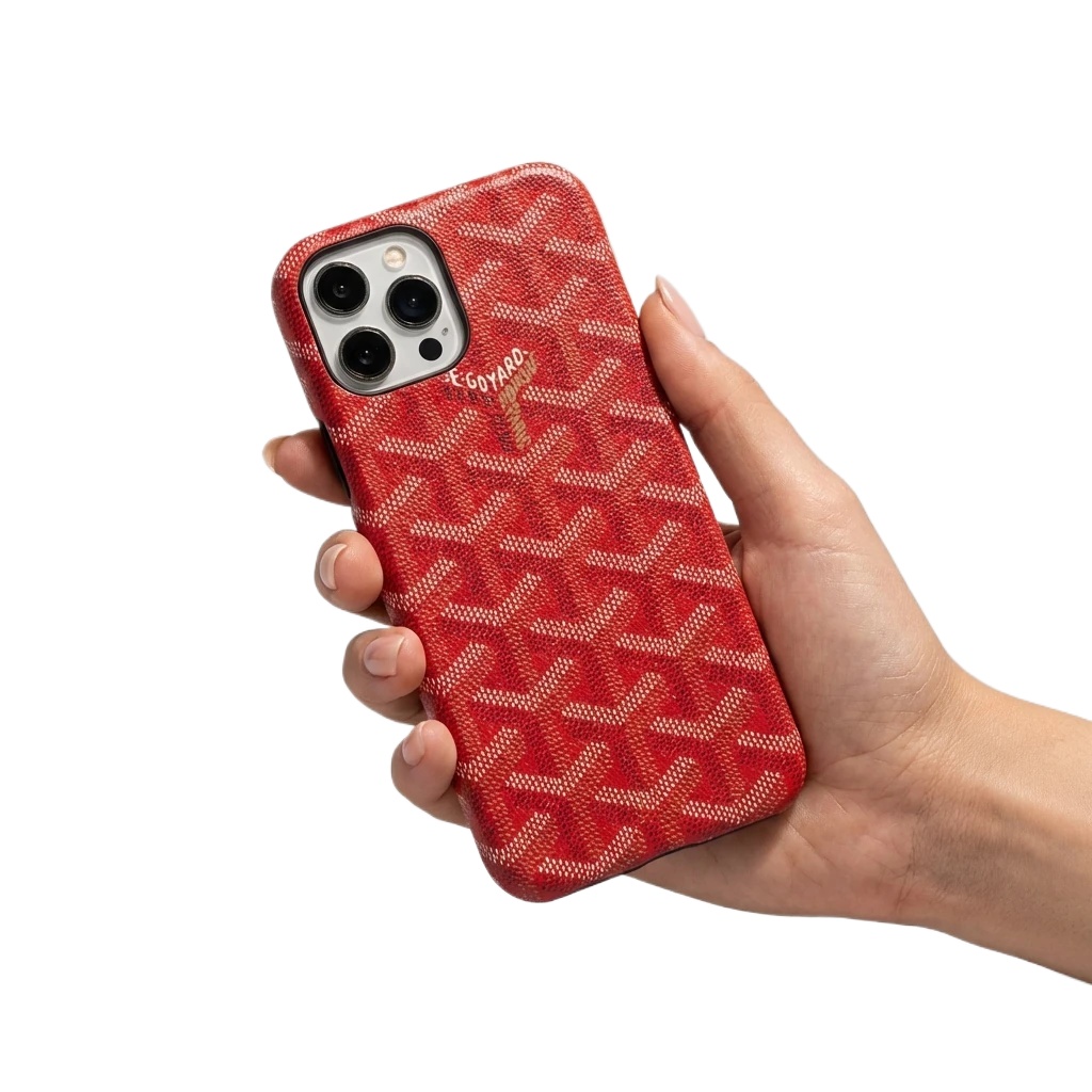Goya's classic red iPhone case