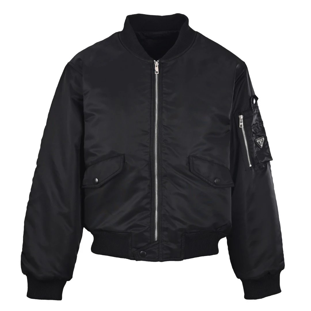 Sleeve Zip Pocket Utility Bomber Jacket by C.P. - Winter