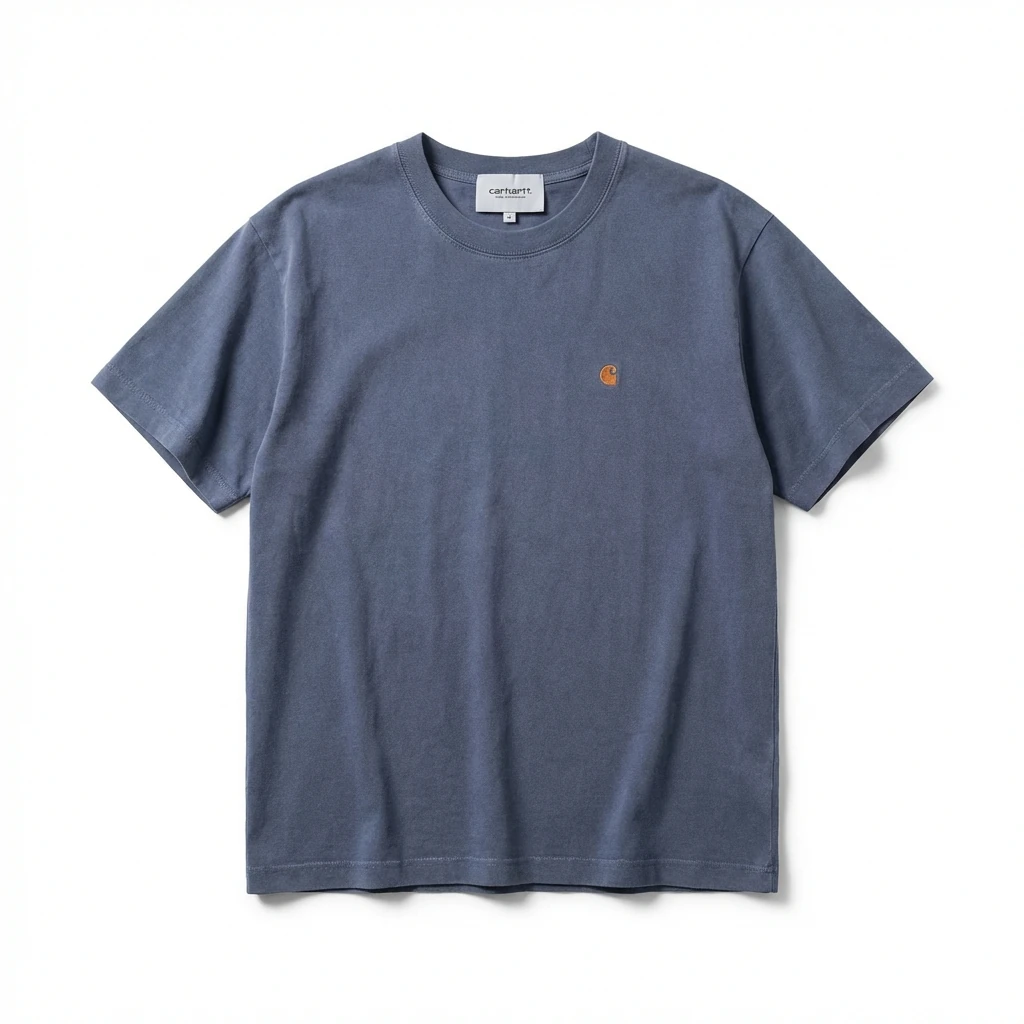 Carhartt Basic Style Simple Wind Gray-Blue T-shirt