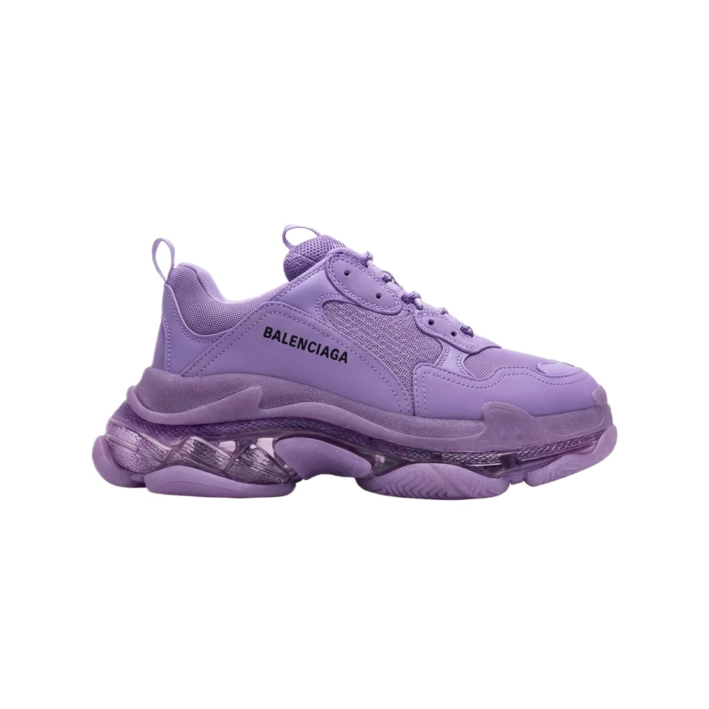 Balenciaga purple Triple S sneakers