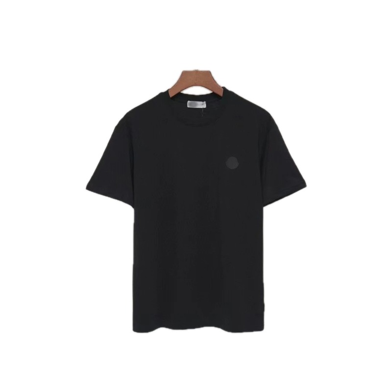 Moncler Classic Minimalist Style Black Short-sleeve T-shirt
