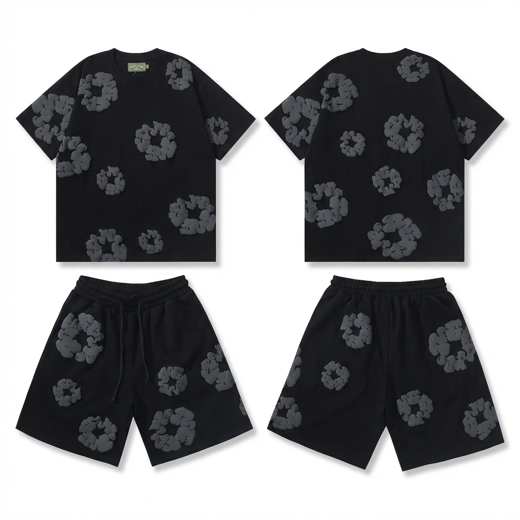 DENIM TEARS Printed Casual Black Suit