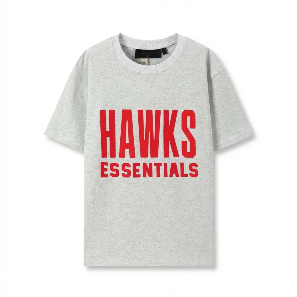 ESSENTIALS Gray Short-sleeve T-shirt