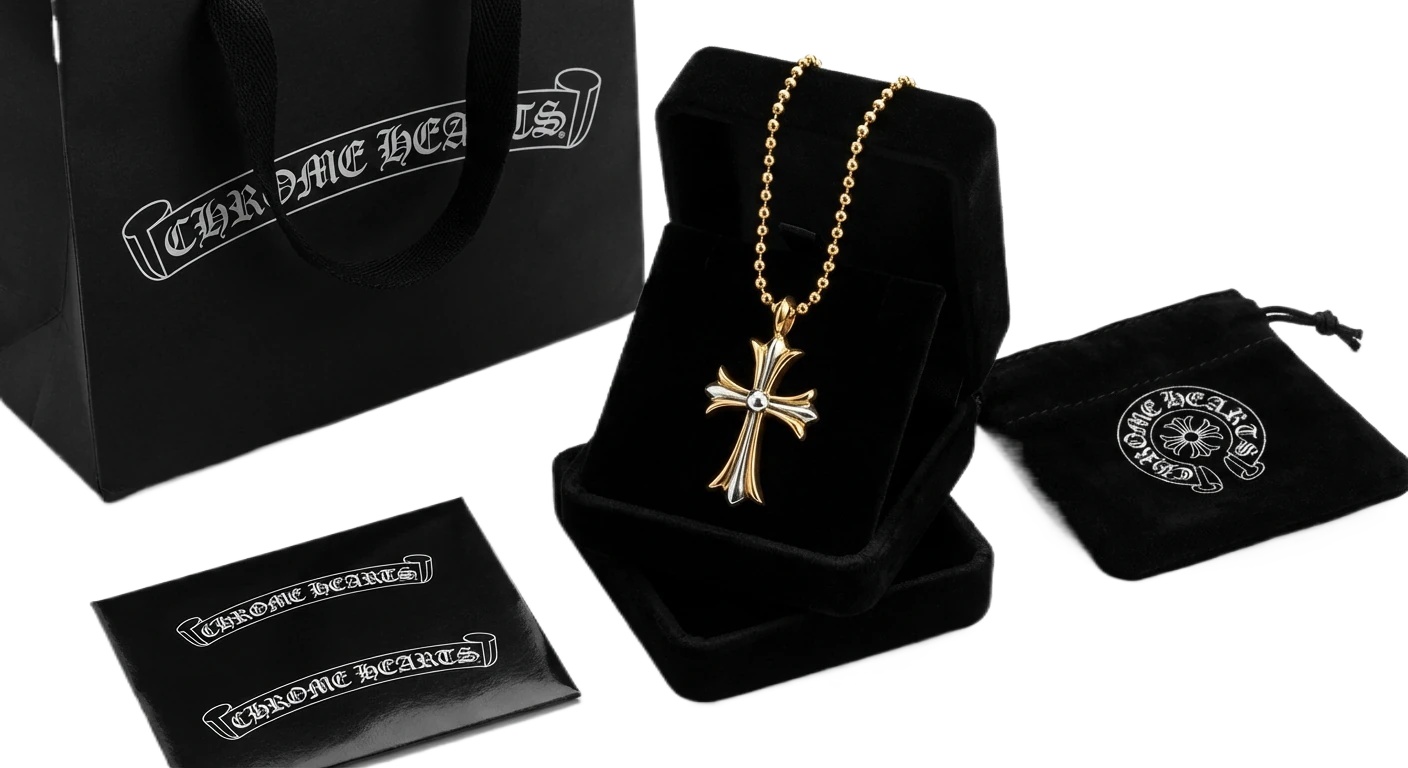 Chrome Hearts Cross Retro Style Necklace