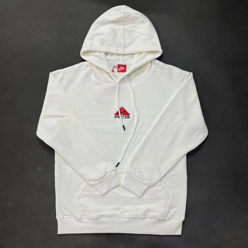 Nike White Zip Hoodie City Outfit Swoosh