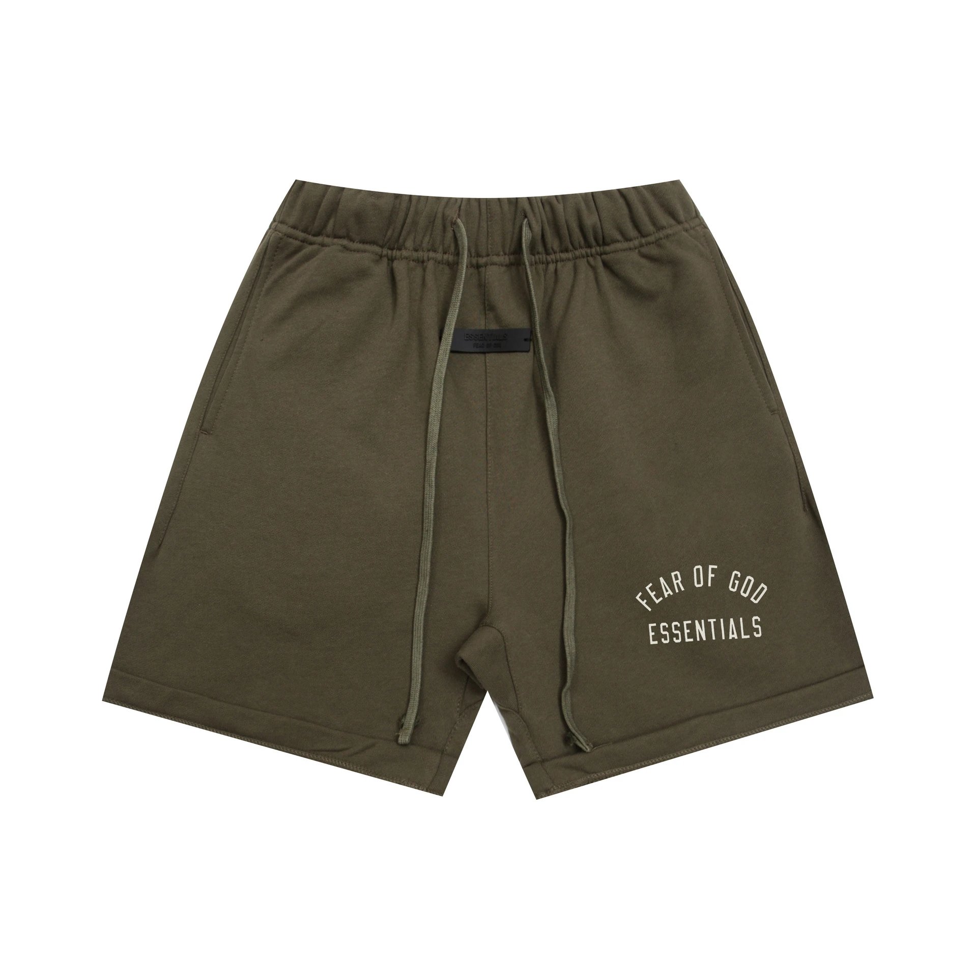 ESSENTIALS trendy brand army green shorts