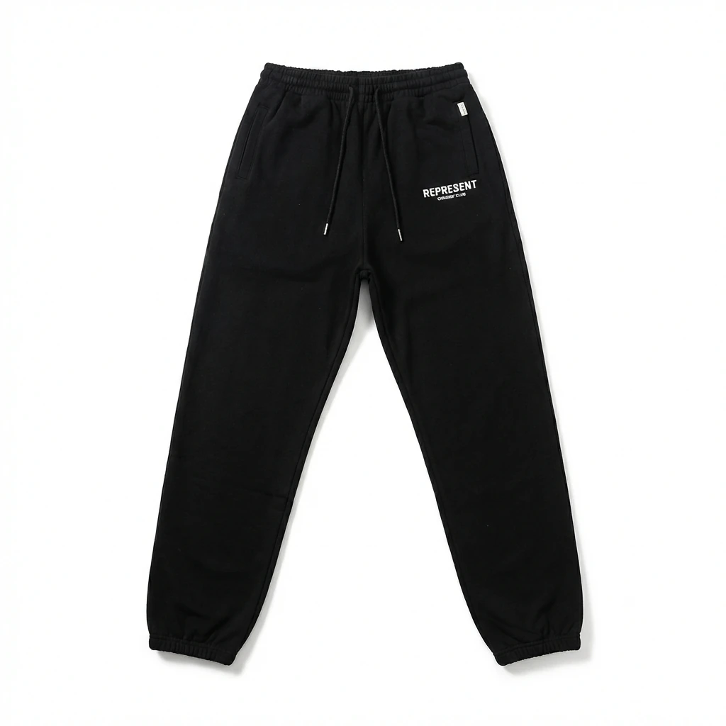 Represent Basic Style Casual Black Sweatpants