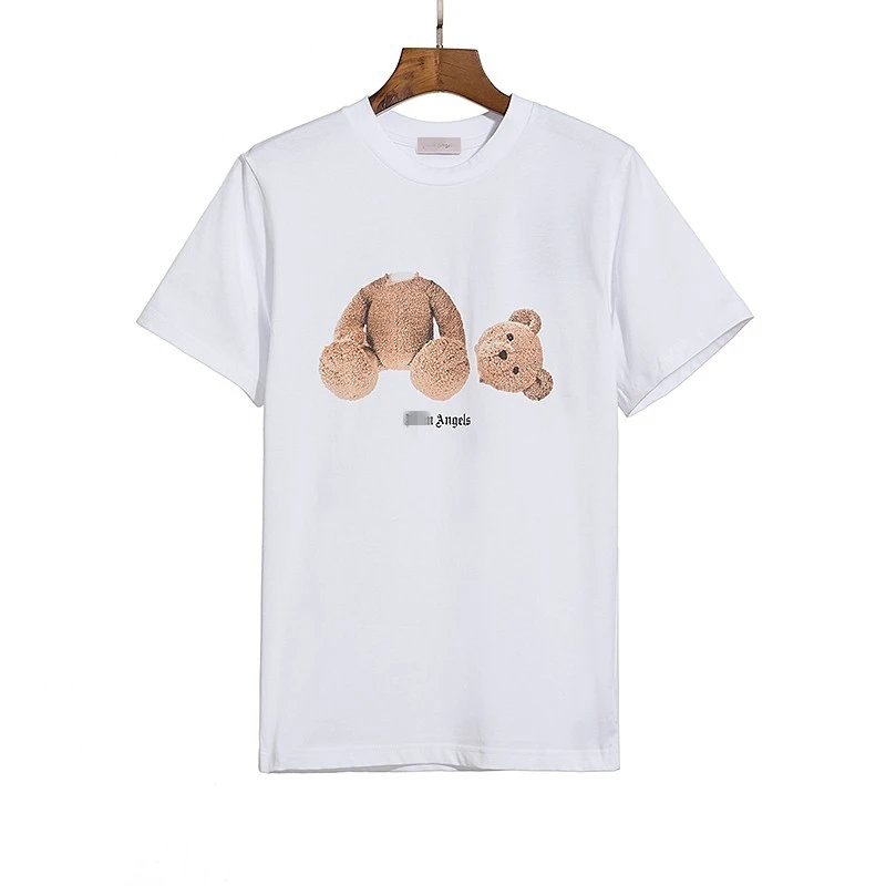 Palm Angels Gift Ready Bear graphic T-shirt White Colorful Bear with Fresh Pattern