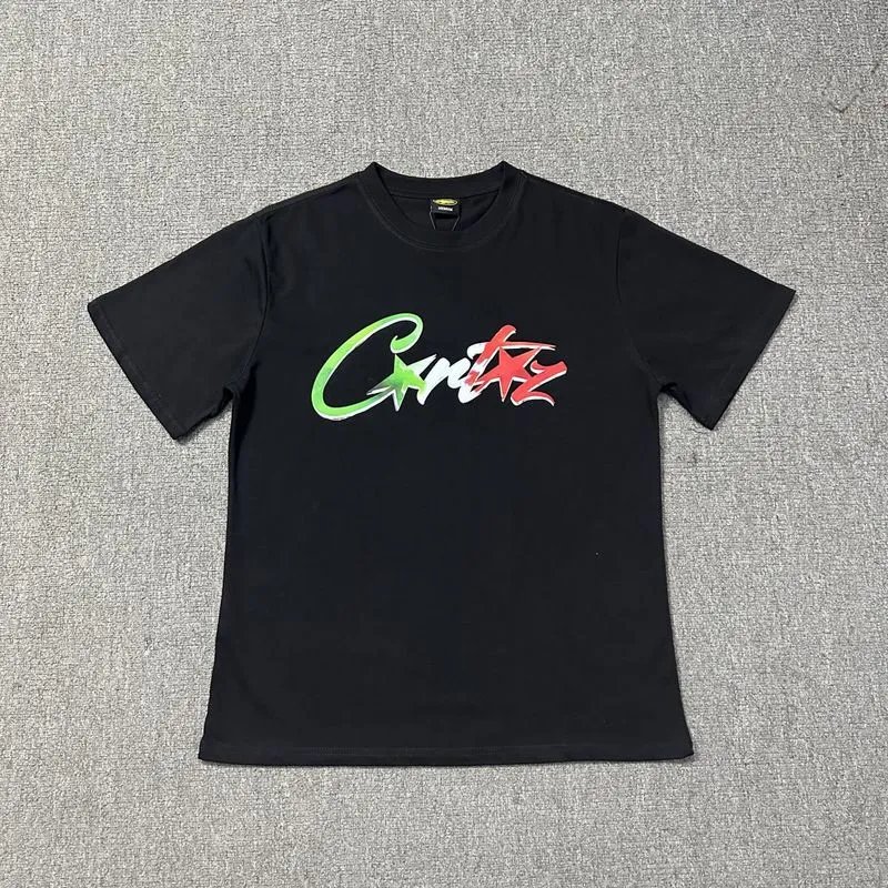 Corteiz Classic Logo T-shirt Black Corteiz with Travel-Friendly Style
