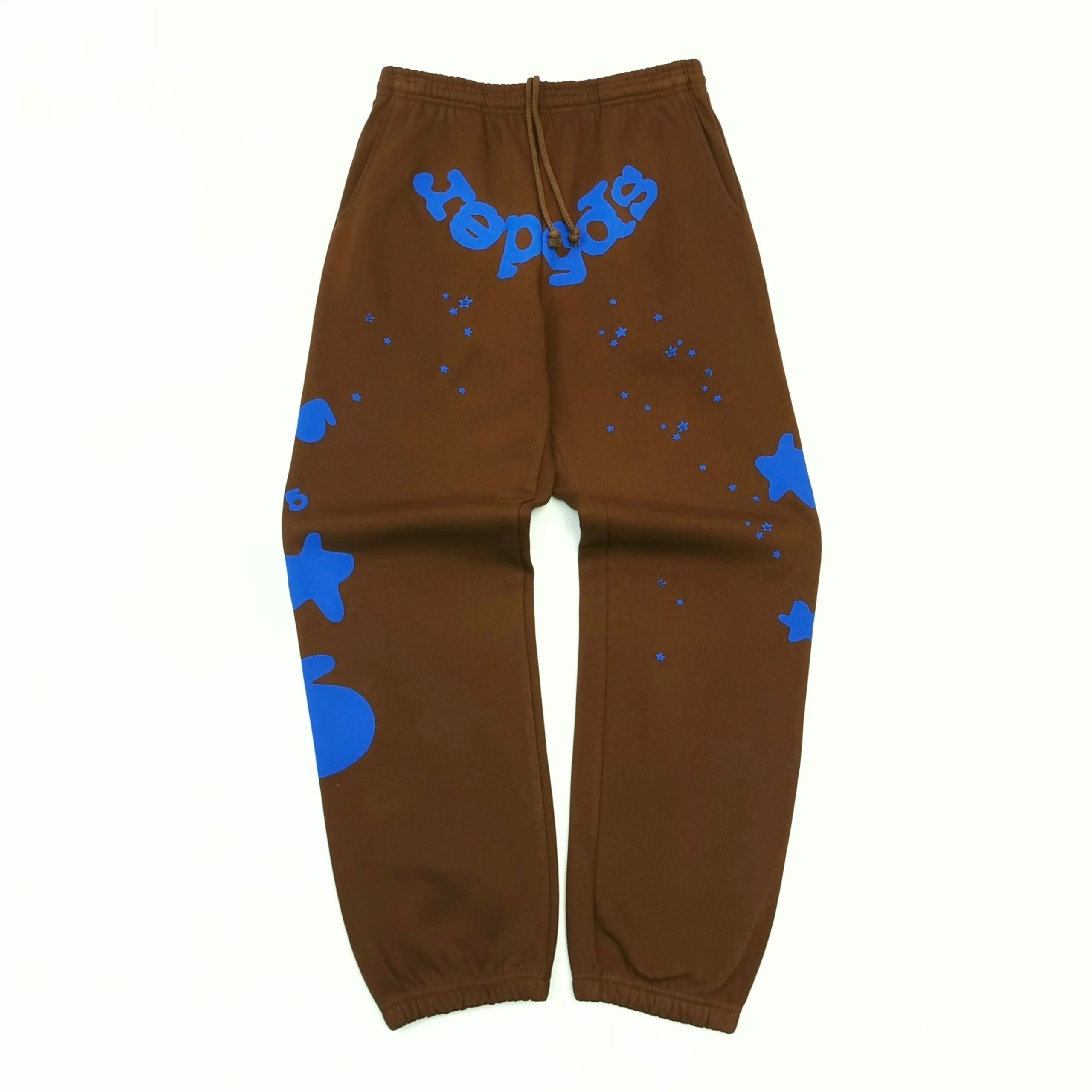 Daily Edit Sp5der Graphic Sweatpants - Brown