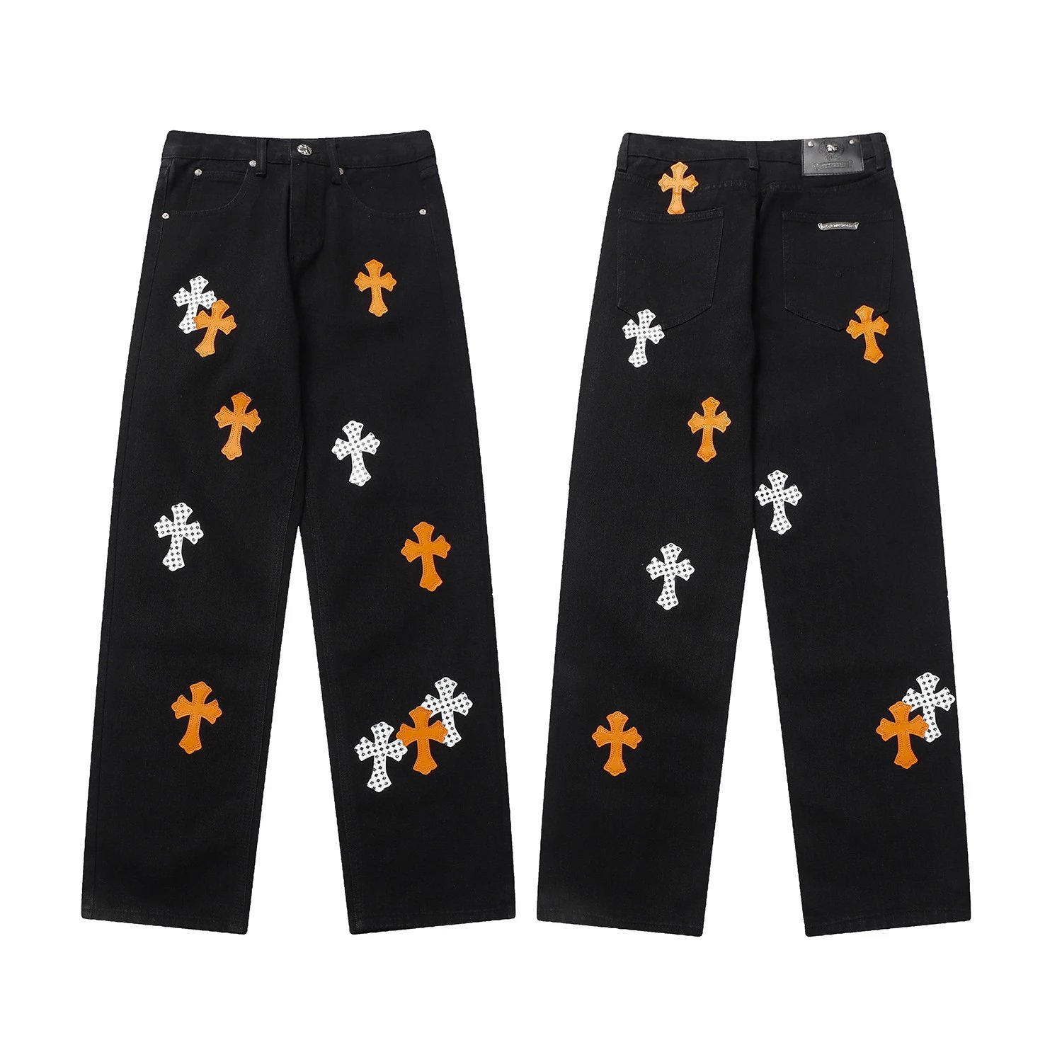 Chrome Hearts Sport Graphic jeans Light Denim Jeans for Collection Drops