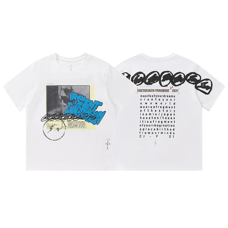 Travis Scott Relaxed Graphic T-shirt Brown Travis Scott with Designer-Inspired Detail